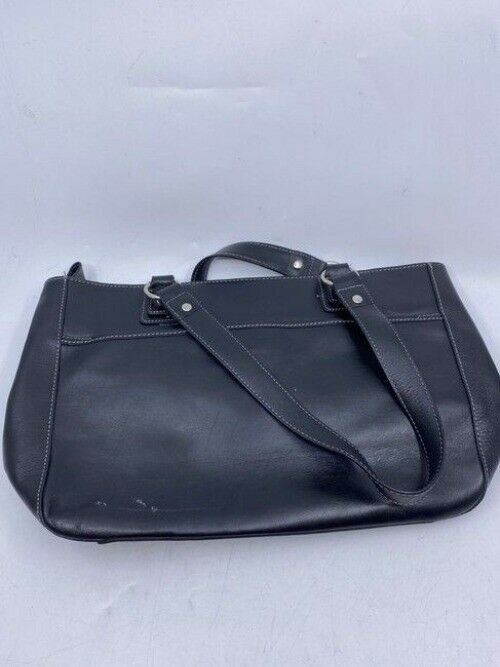 Etienne Aigner Vintage Black Leather Shoulder Bag