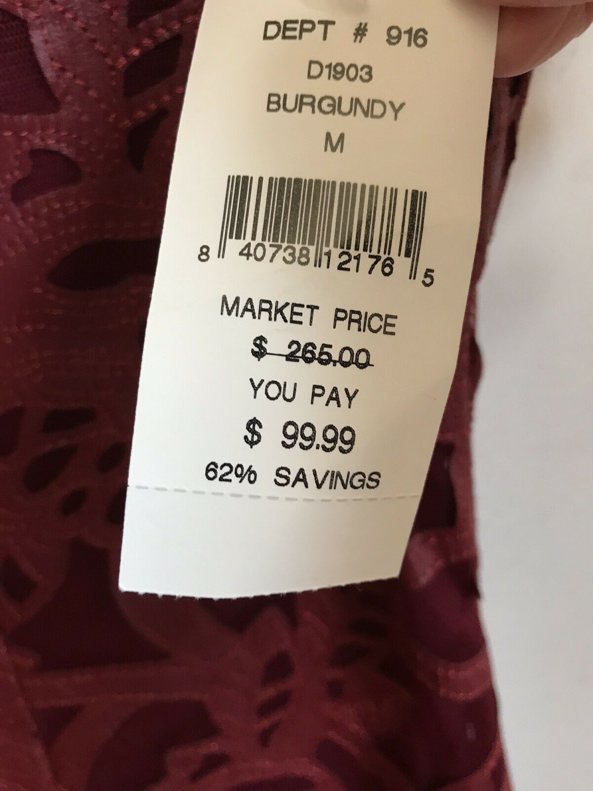 NWT Alexia Admor Burgundy Dress Medium