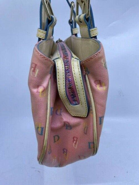 dooney and bourke handbag pink multicolor hobo bag