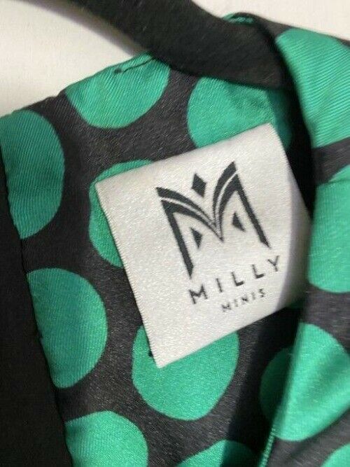 milly minis green new short casual dress