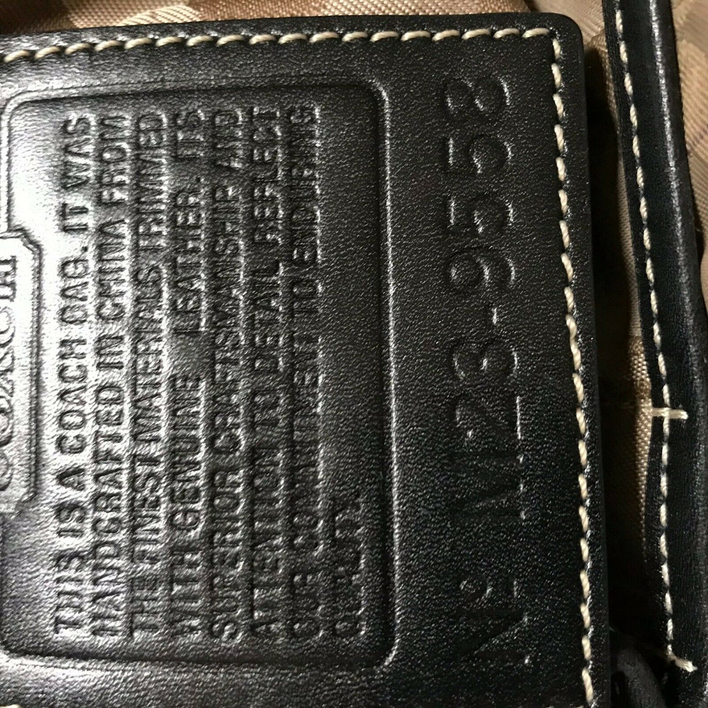 Coach Fabric/Leather Tote