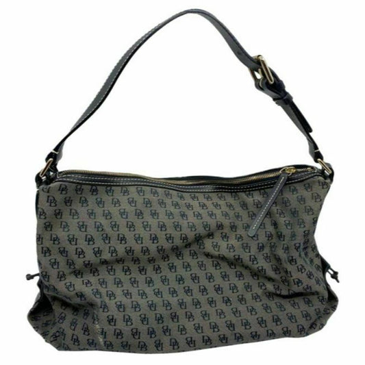 Dooney and Bourke All Over Signature Fabric Bag Size M