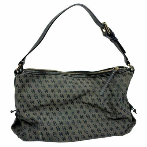 Dooney and Bourke All Over Signature Fabric Bag Size M