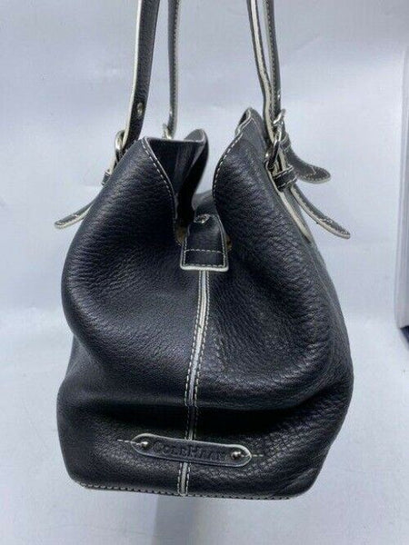 Cole Haan black leather shoulder bag