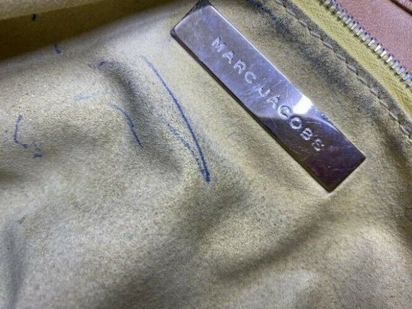 Marc Jacobs tan leather shoulder bag