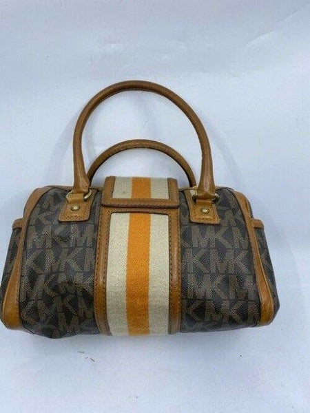 michael kors bowling bag brown tote