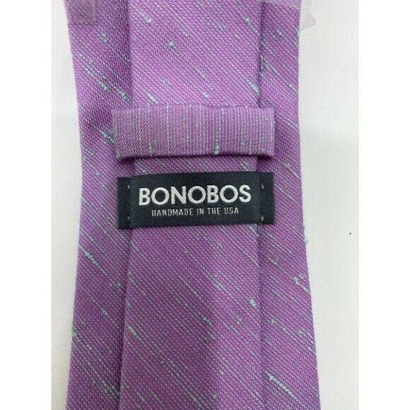 New! BONOBOS Purple Premium Neck Tie Made in USA