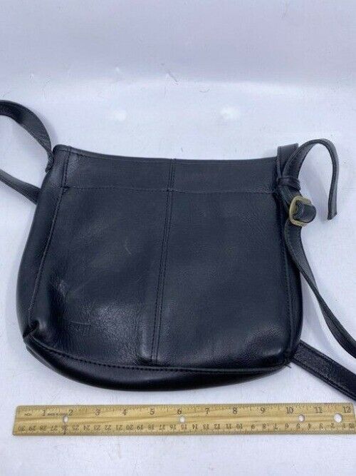 Unbranded Black Leather Cross Body Bag