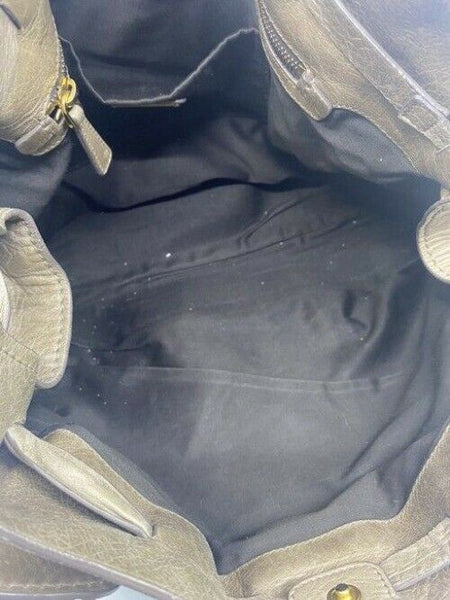 Miu Miu Tote Alluminio Vitello Peggy Bow Tan Leather Shoulder Bag