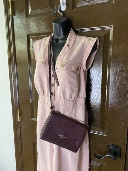 Kate Spade Cedar Street Monday Purple Leather Shoulder Bag