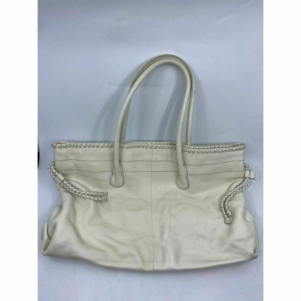 Banana Republic Cream Leather Shoulder Bag