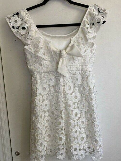 milly minis white new girls night out dress