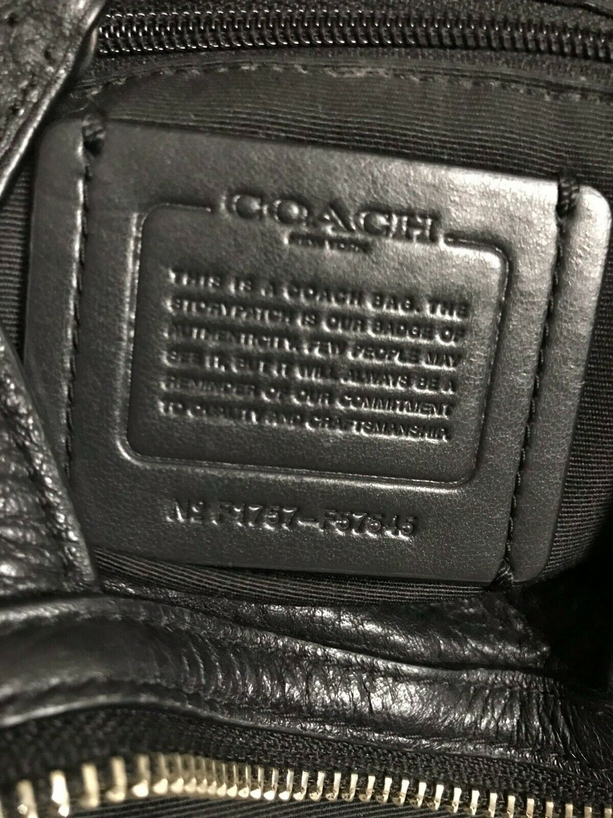 Coach Leather Shoulder Bag