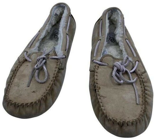 Ugg Australia Tan Slip Flats Size Us