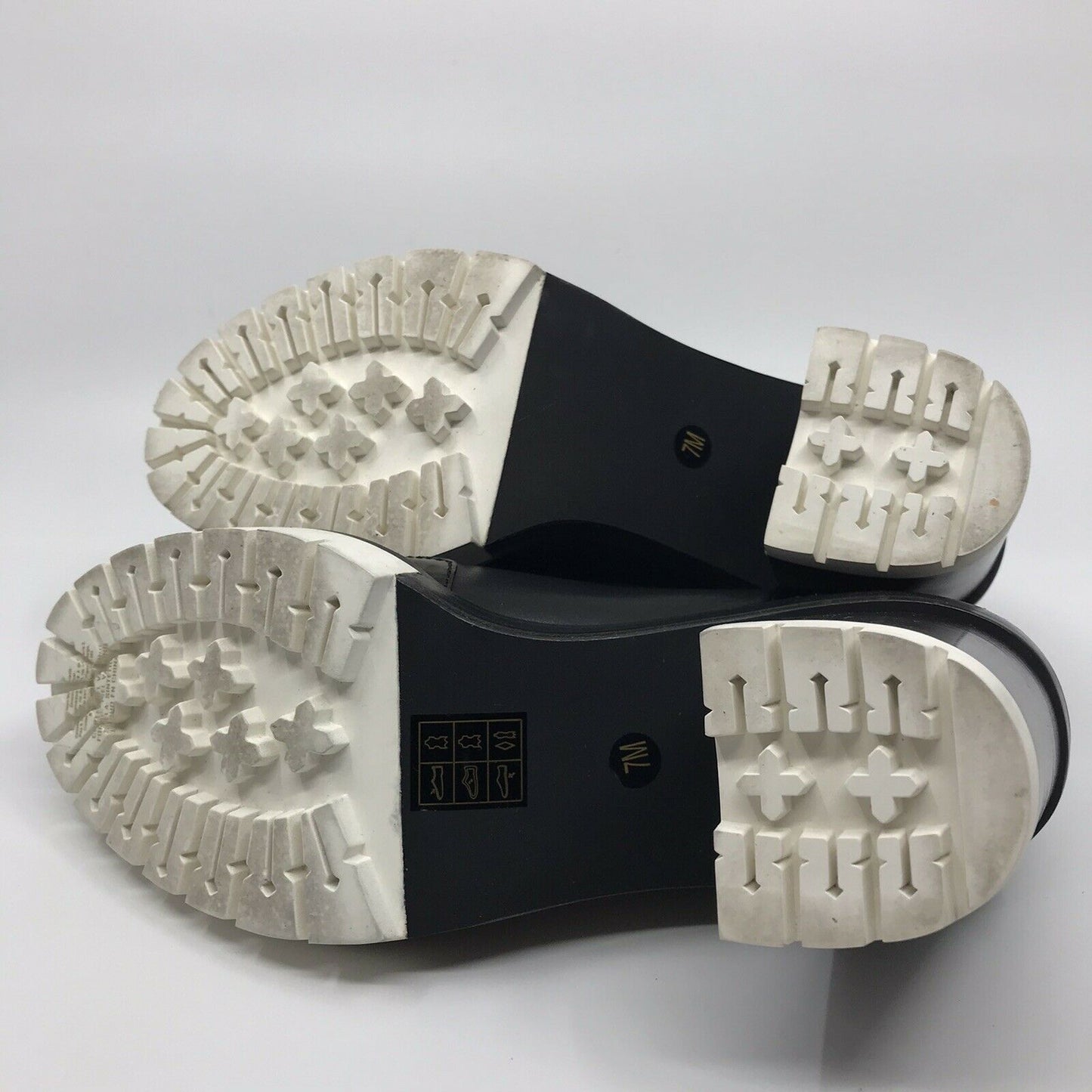 TORY BURCH Black Leather High Heel Booties 7