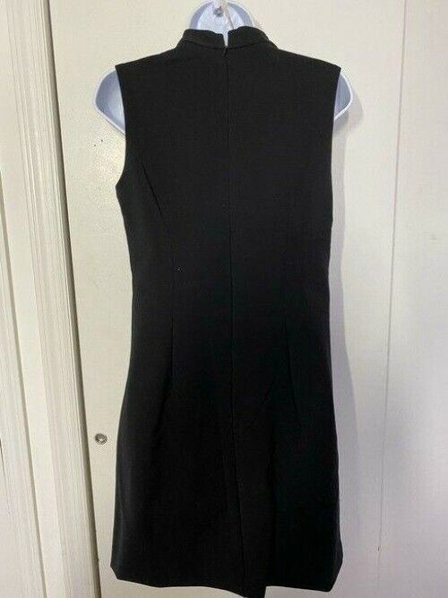 nicole miller black w new w slit msrp short casual dress