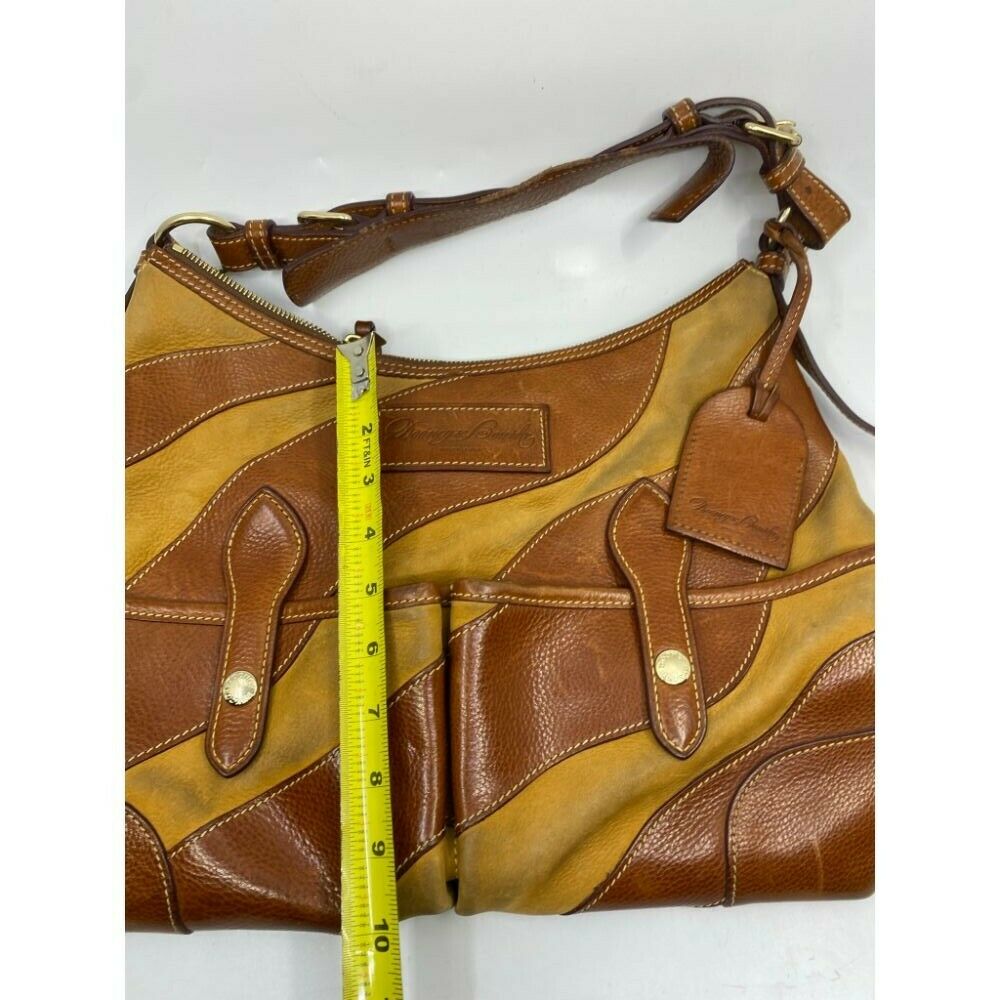 DOONEY & BOURKE Tan Brown Large Leather Tote Bag