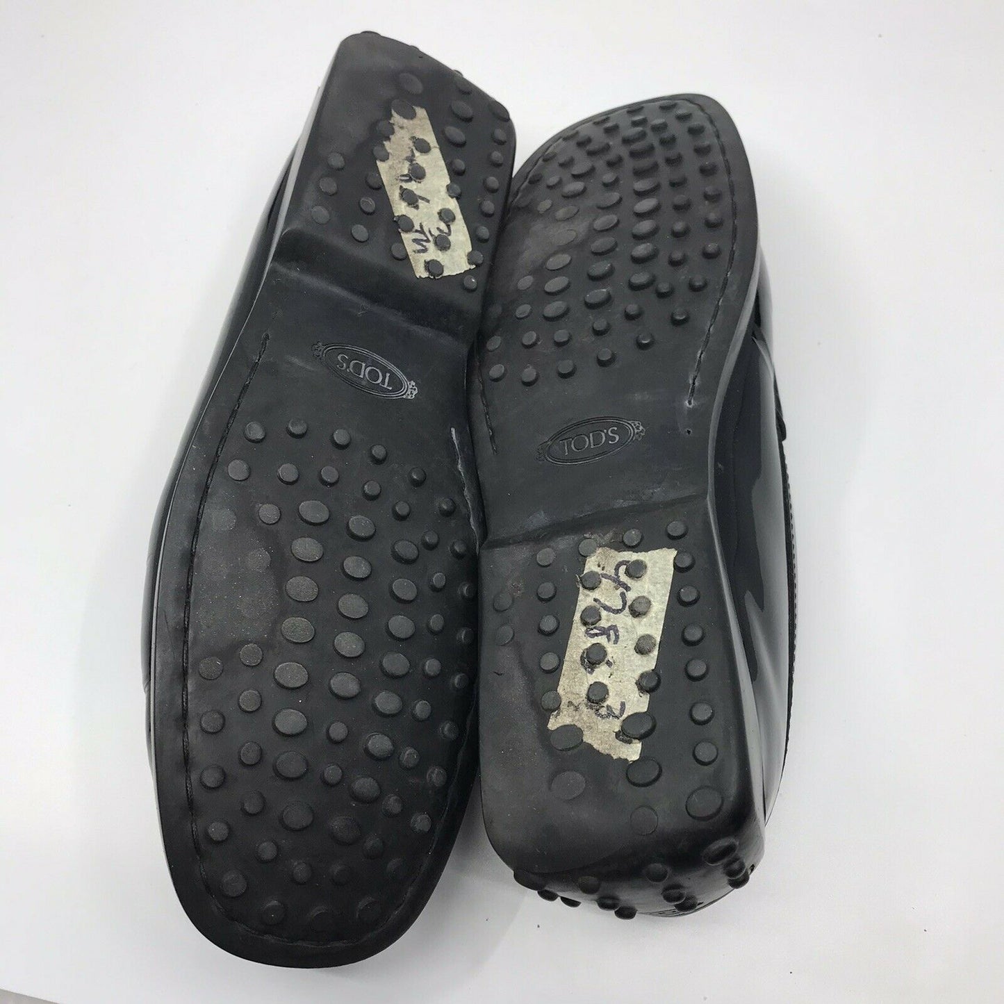 TOD’S Women’s Patent Black Leather Loafers size 8