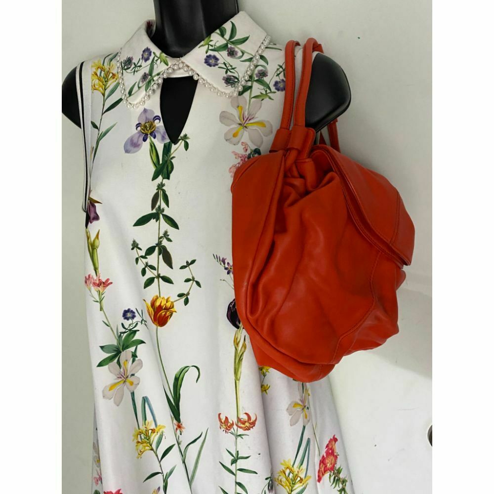 Banana Republic Red Leather Shoulder Bag