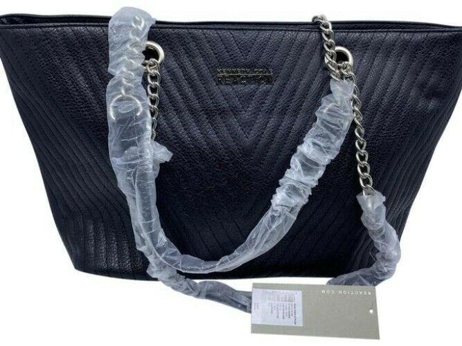 Kenneth Cole reaction msrp black leather shoulder bag