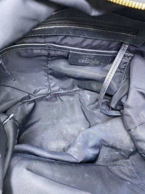 michael kors large shoulder black nylon cross body bag