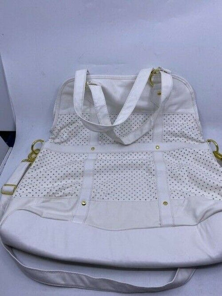 Big Buddha Xxl Super White Faux Leather Cross Body Bag