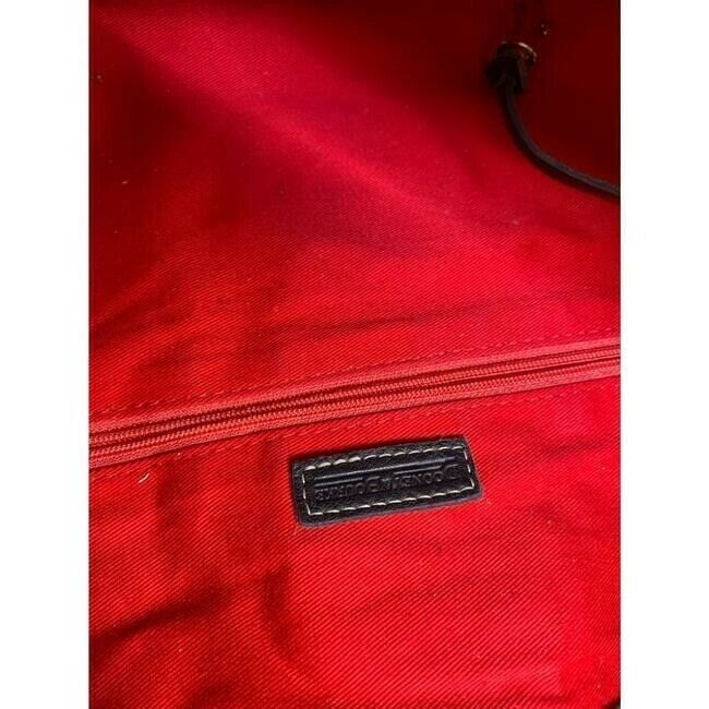 dooney and bourke brown suede leather hobo bag