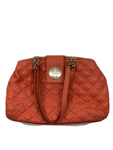 Kate Spade Orange Leather Tote Bag