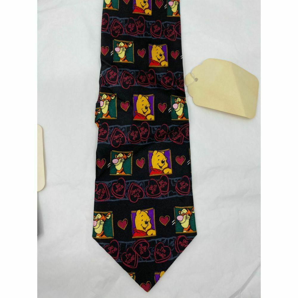New Lot of 3 Neck tie Disney, Looney Tunes Black Red White Total Msrp 75
