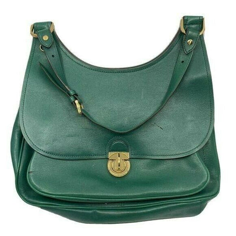 TORY BURCH Green leather hobo Bag