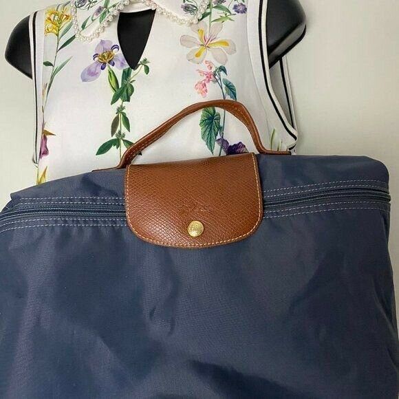 Longchamp BLUE XL Nylon Shopper Tote