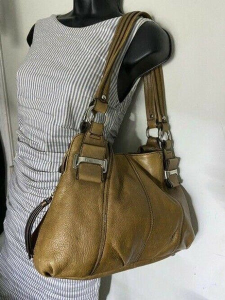 B Makowsky Msrp Tan Leather Shoulder Bag