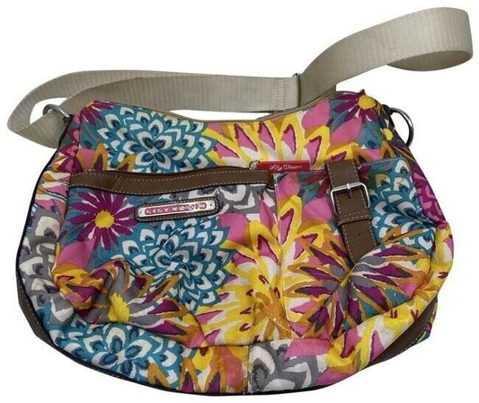 Lily Bloom Unique Floral Nylon Cross Body Bag