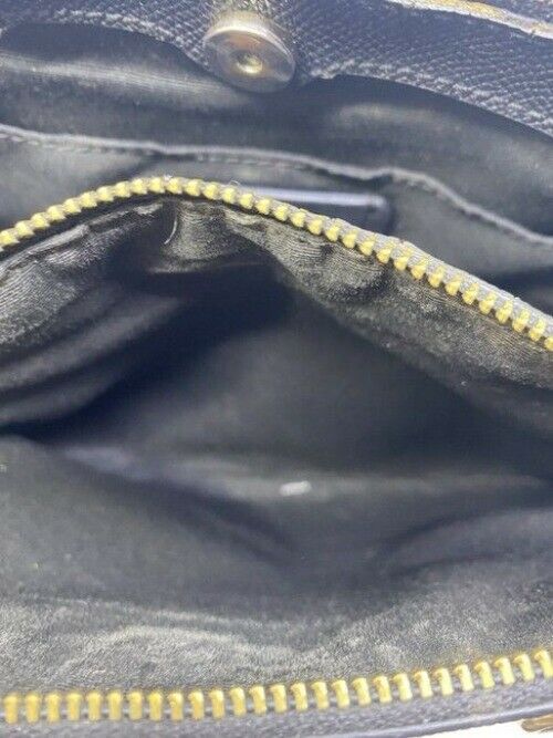 Coach Carryall Mini Brooke Light Goldblack Leather Cross Body Bag