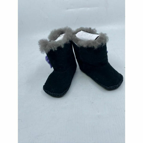 UGG Baby Black Purple Boots Size 1