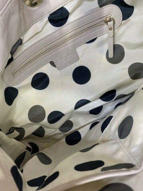 kate spade bag beige leather tote