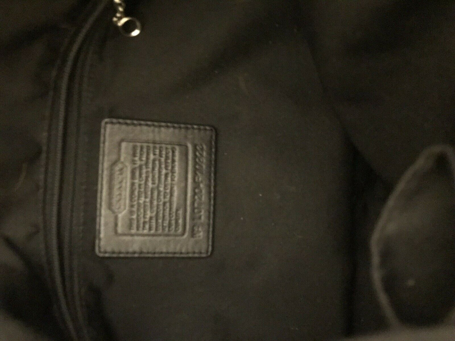 COACH All Over Logo hobo bag