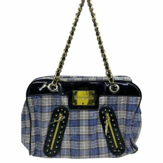 BETSEY JOHNSON Faux Leather Multicolor Embellished Tote Bag