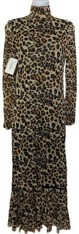 nicole miller multicolor new animal print mesh msrp