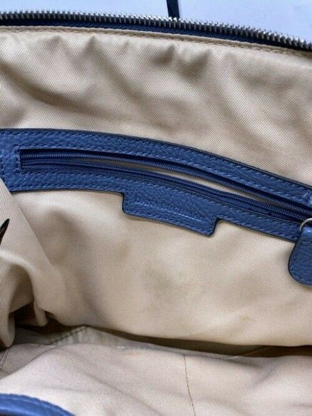 Michael Kors Classic Blue Leather Shoulder Bag