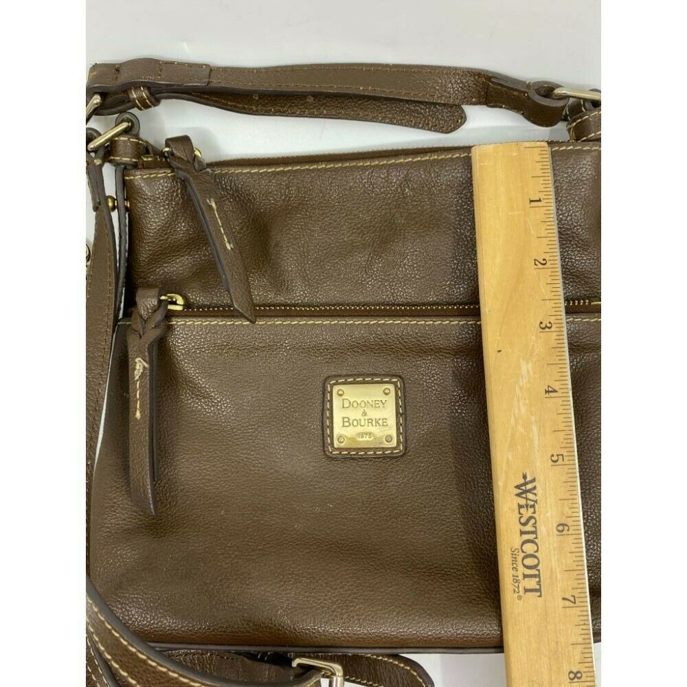 DOONEY & BOURKE Brown Leather Crossbody Bag