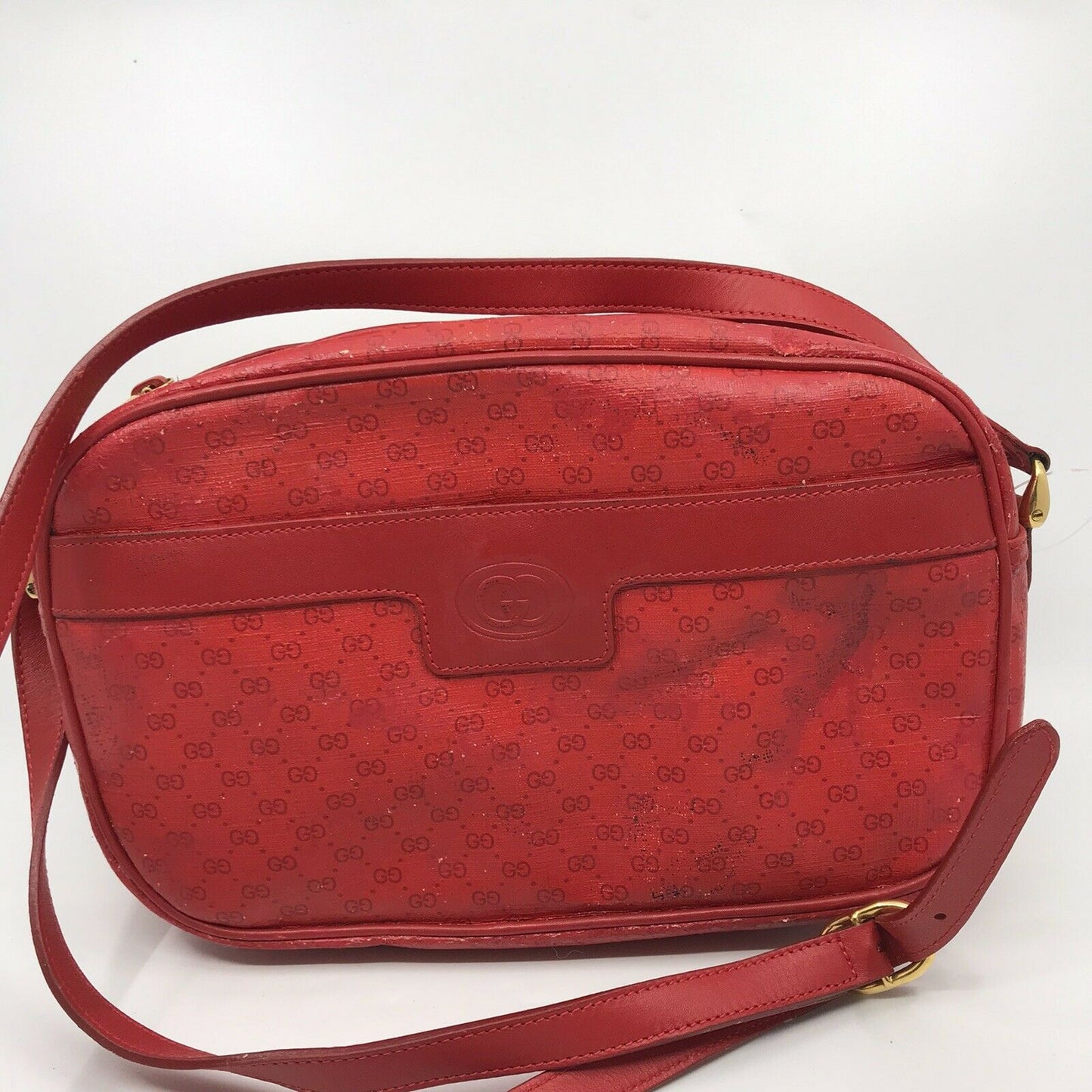 GUCCI Vintage Red Crossbody