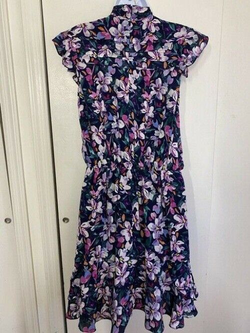 nicole miller purple green blue blue new msrp