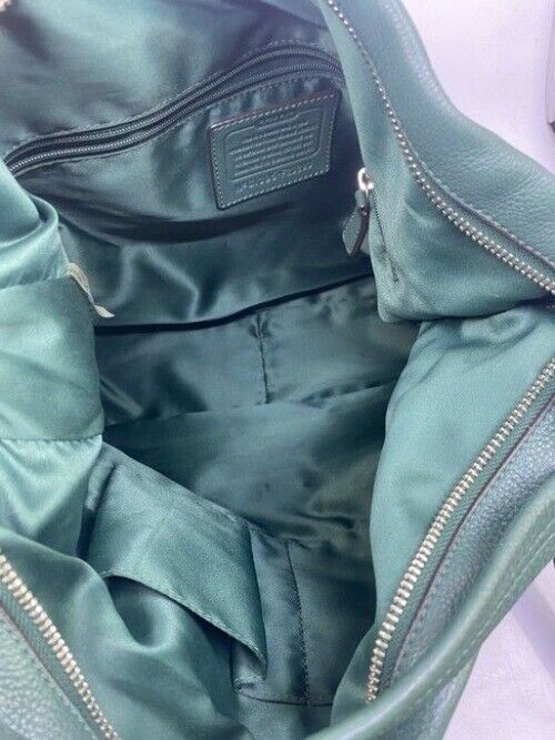 Coach Hobo Green Leather Cross Body Bag