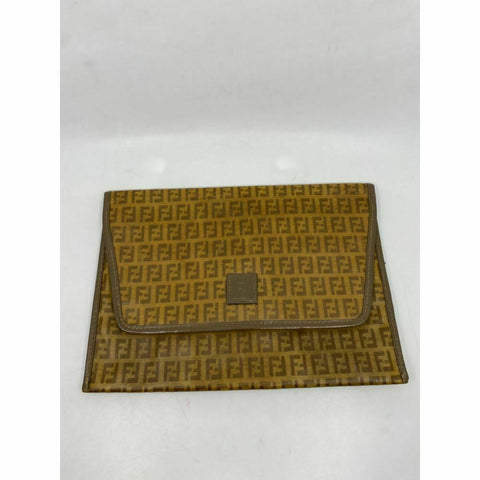 Vintage FENDI Brown Clutch