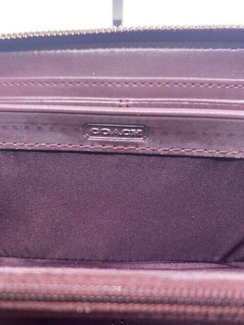 Coach Multi Color Accordion Large Wallet