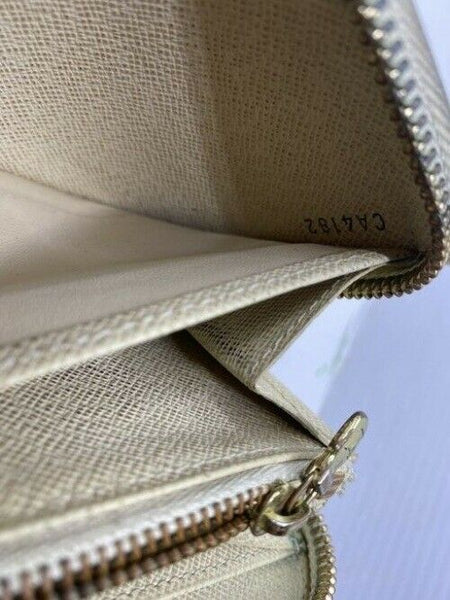 Louis Vuitton White Damier Azur Organizer Ca4182 Wallet