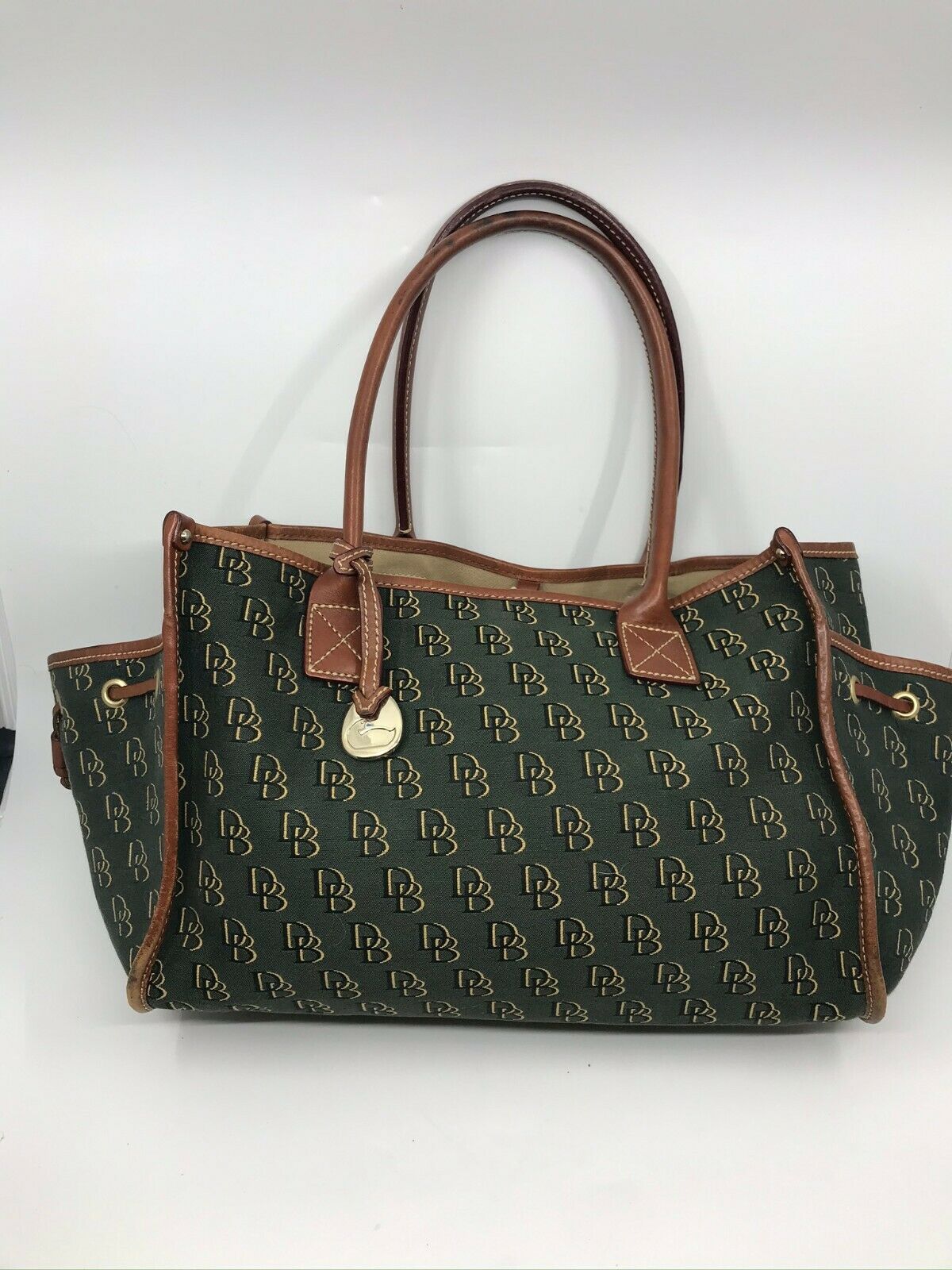 Dooney & Bourke Green Large Tote Bag