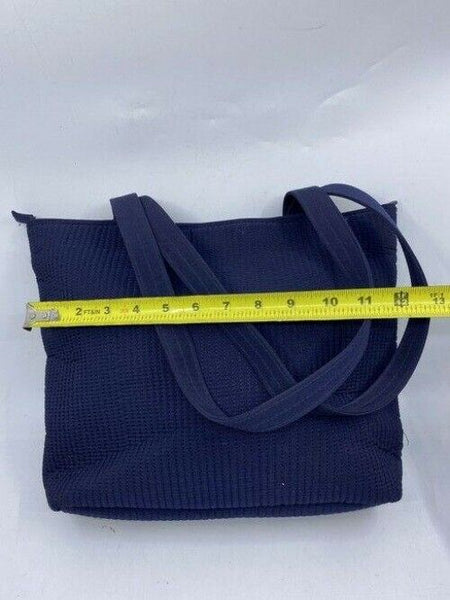 Vera Bradley Large Quilted Navy Blue White Shoulder Bag