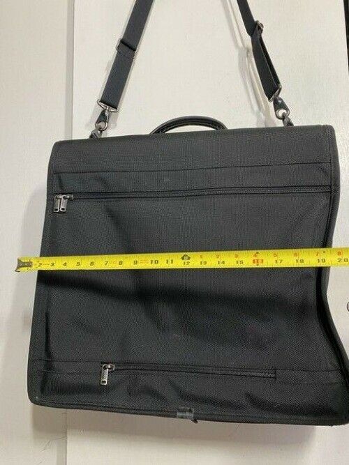 tumi alpha kleidersack black nylon weekend travel bag
